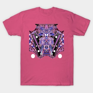 moebius chair in alien mictlan gatekeeper ecopop T-Shirt